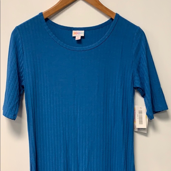 NWT LuLaRoe size S Julia blue piped dress - Picture 5 of 5